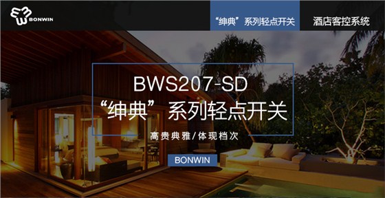 绅典系列轻点开关——高贵典雅，提升档次