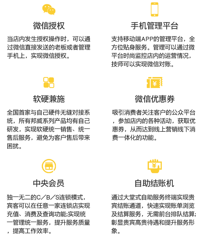蓝盾桑拿管理软件——微信授权，手机管理平台，微信优惠券，中央会员，自助结账机等